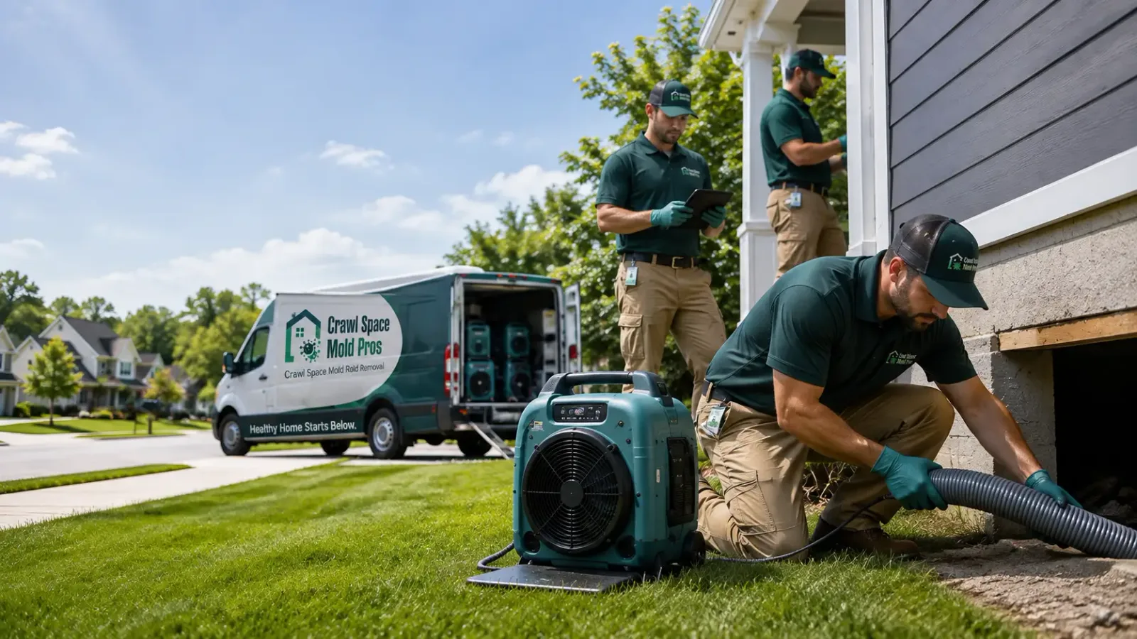 Crawl Space Mold Removal in Wapakoneta, OH